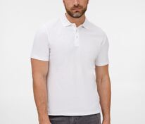 Рубашка поло унисекс Tervise, белая арт.19419.60