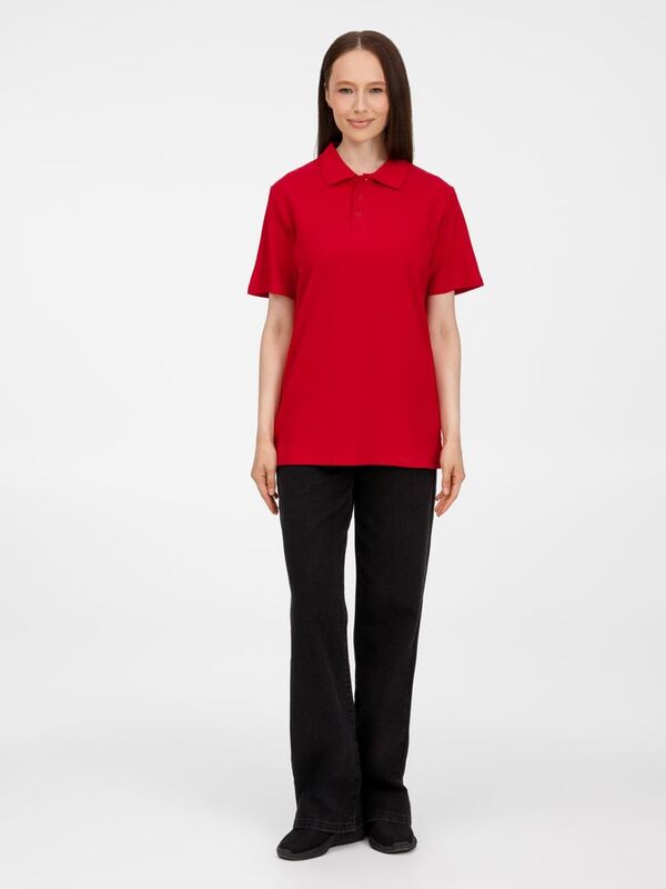 Рубашка поло унисекс Tervise, красная арт.19419.50