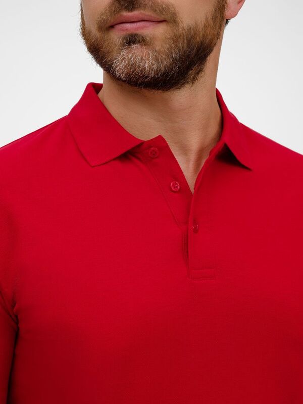 Рубашка поло унисекс Tervise, красная арт.19419.50