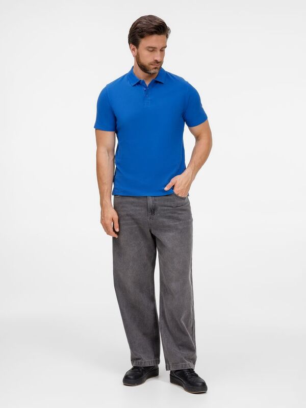 Рубашка поло унисекс Tervise, ярко-синяя арт.19419.44