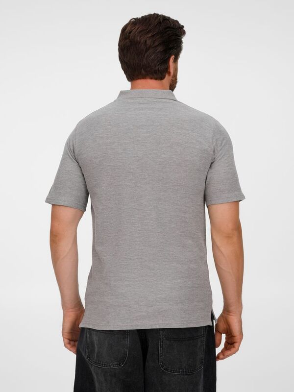 Рубашка поло унисекс Tervise, серый меланж арт.19419.11