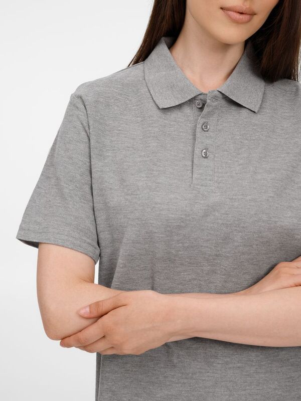 Рубашка поло унисекс Tervise, серый меланж арт.19419.11