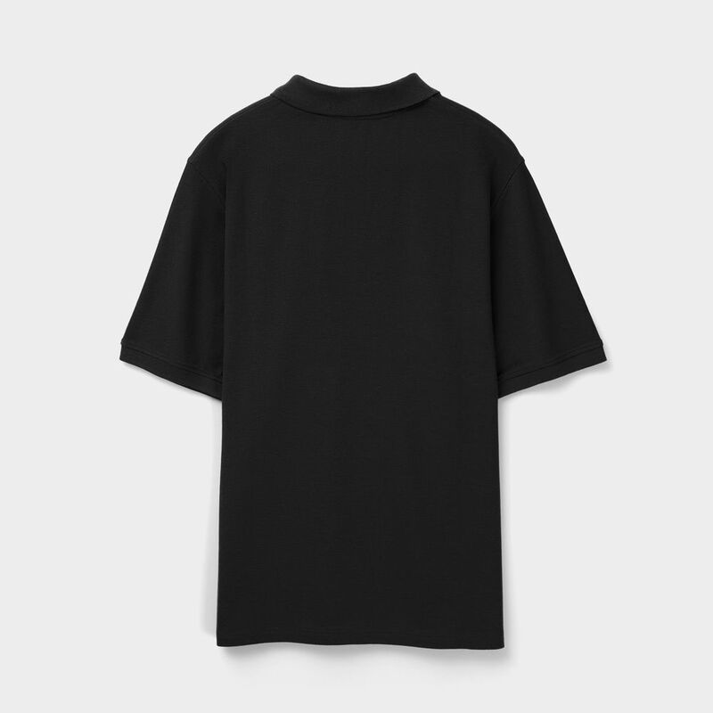 Рубашка поло унисекс Upswing, черная арт.19420.30