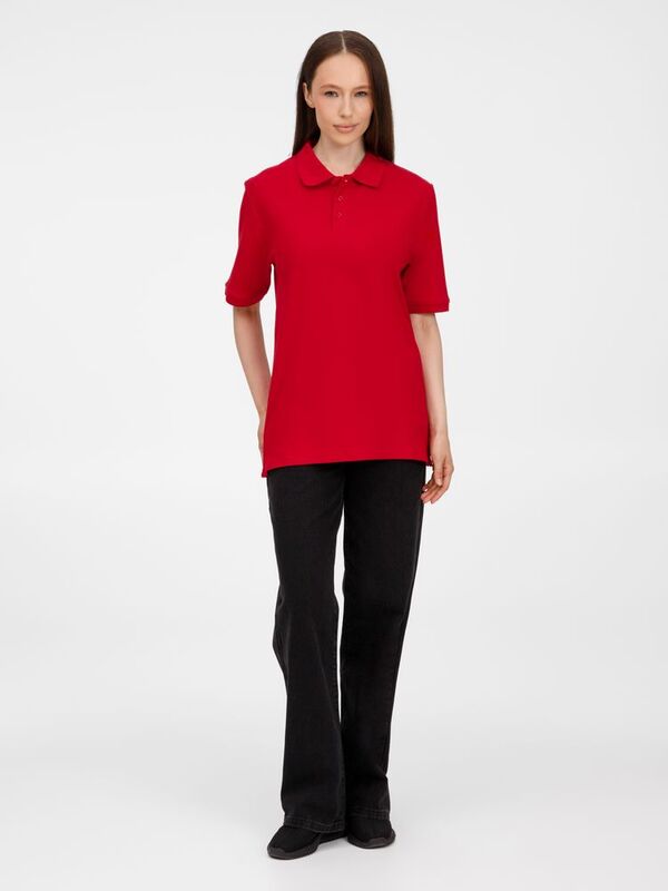 Рубашка поло унисекс Upswing, красная арт.19420.50