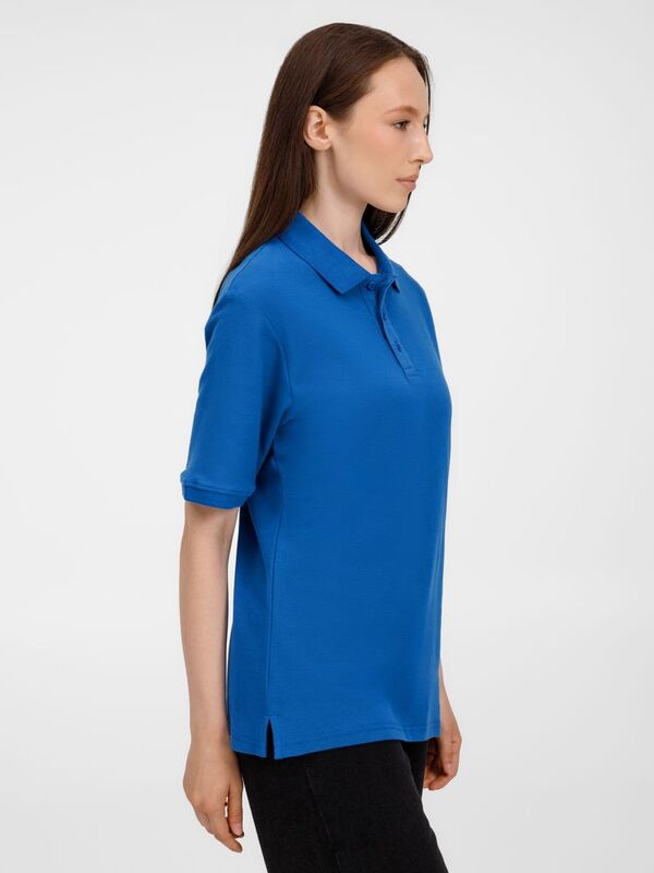 Рубашка поло унисекс Upswing, ярко-синяя арт.19420.44