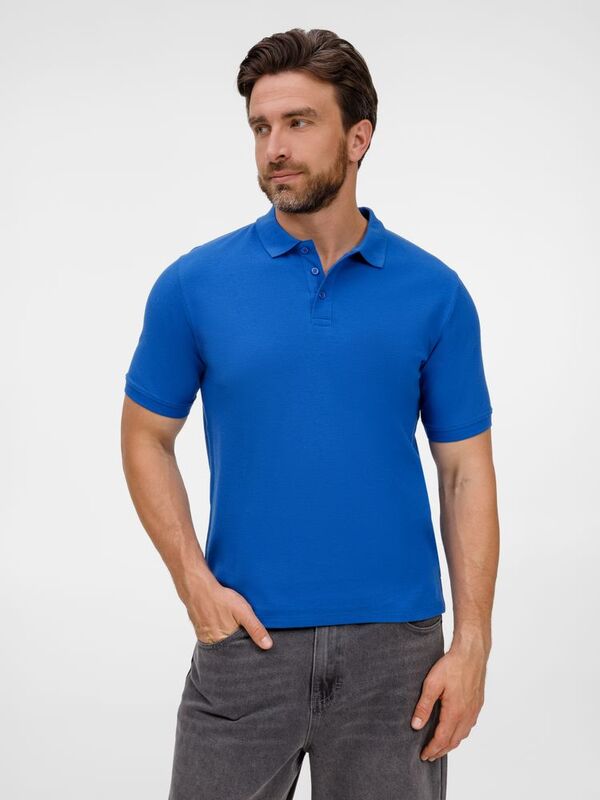 Рубашка поло унисекс Upswing, ярко-синяя арт.19420.44