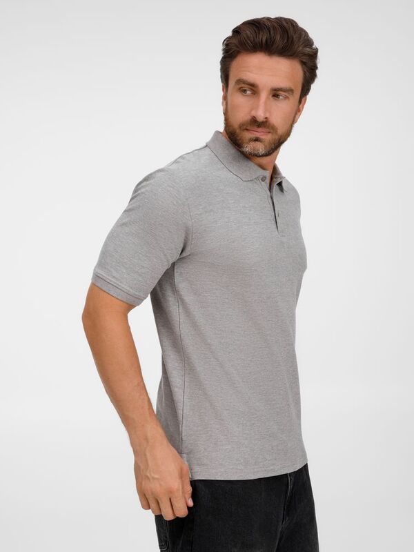 Рубашка поло унисекс Upswing, серый меланж арт.19420.11