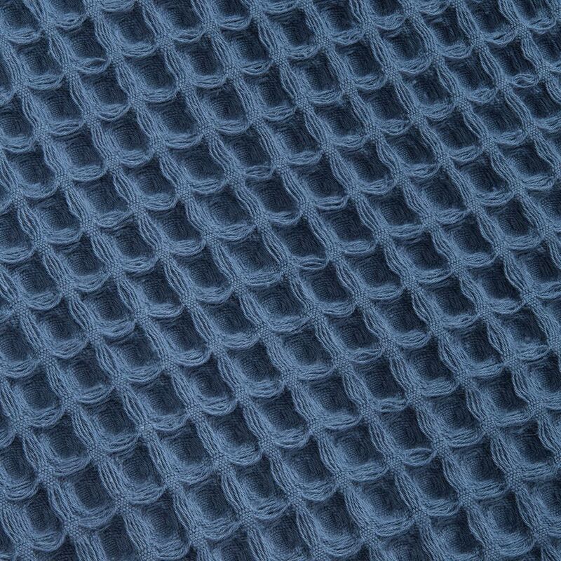 Плед вафельный Elenglect, темно-синий арт.17378.43