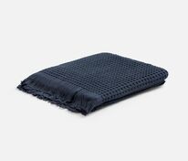 Плед вафельный Elenglect, темно-серый арт.17378.13