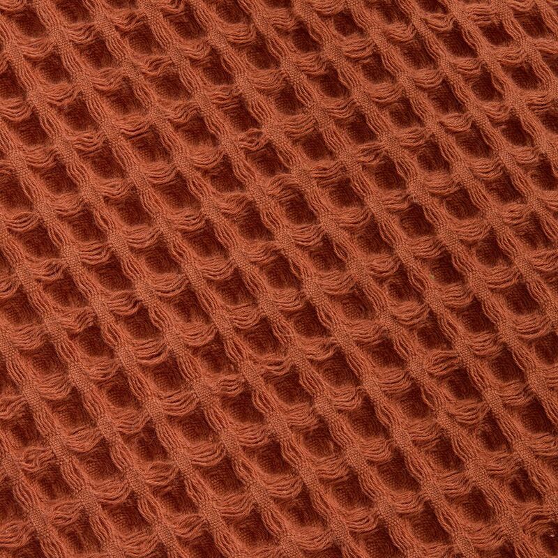 Плед вафельный Elenglect, оранжевый арт.17378.20