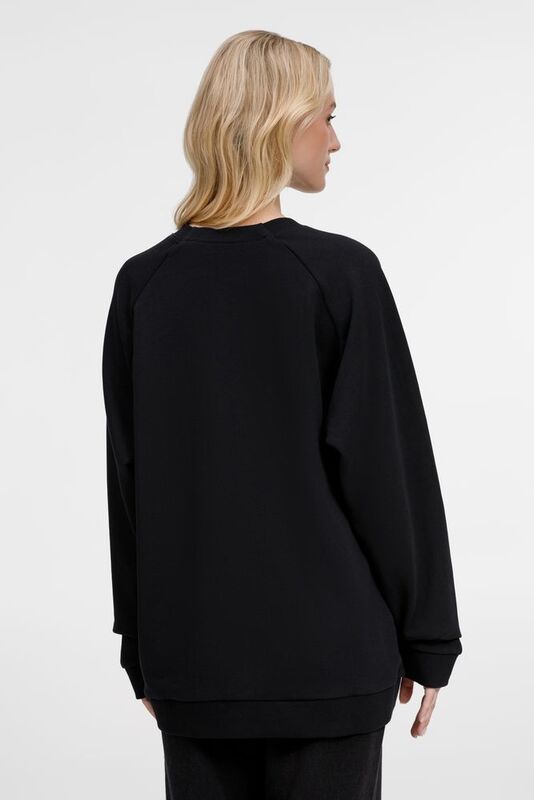 Свитшот унисекс Avenu, черный арт.19034.30