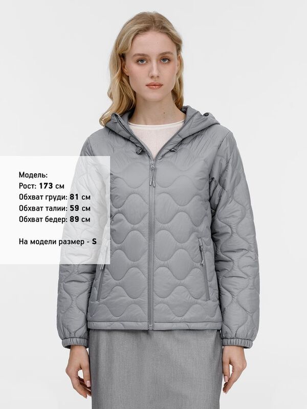 Куртка унисекс Tarnaby, светло-серая арт.17446.10
