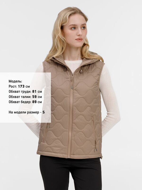 Жилет унисекс Tarnaby, бежевый арт.17447.12