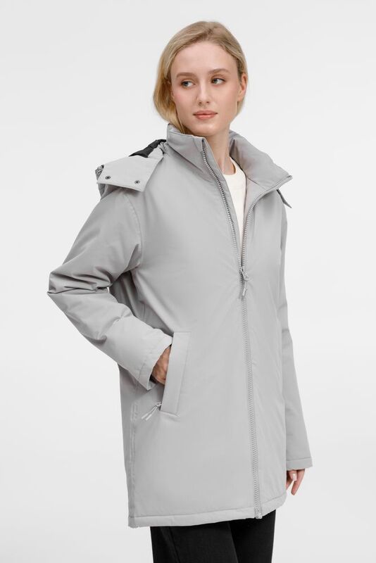 Куртка-парка унисекс Sfera, светло-серая арт.20440.10
