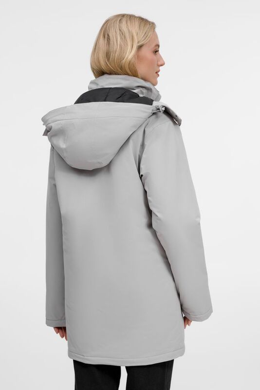 Куртка-парка унисекс Sfera, светло-серая арт.20440.10