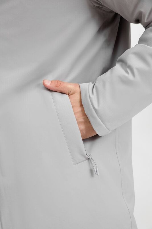 Куртка-парка унисекс Sfera, светло-серая арт.20440.10