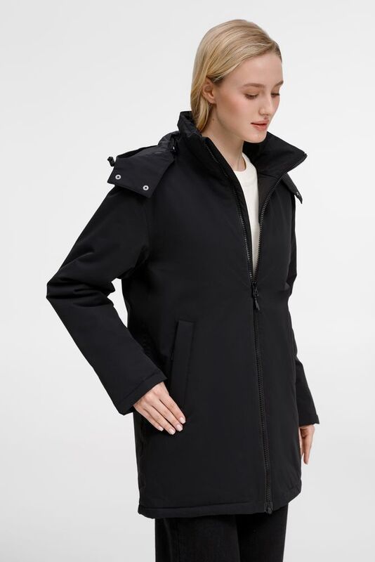 Куртка-парка унисекс Sfera, черная арт.20440.30