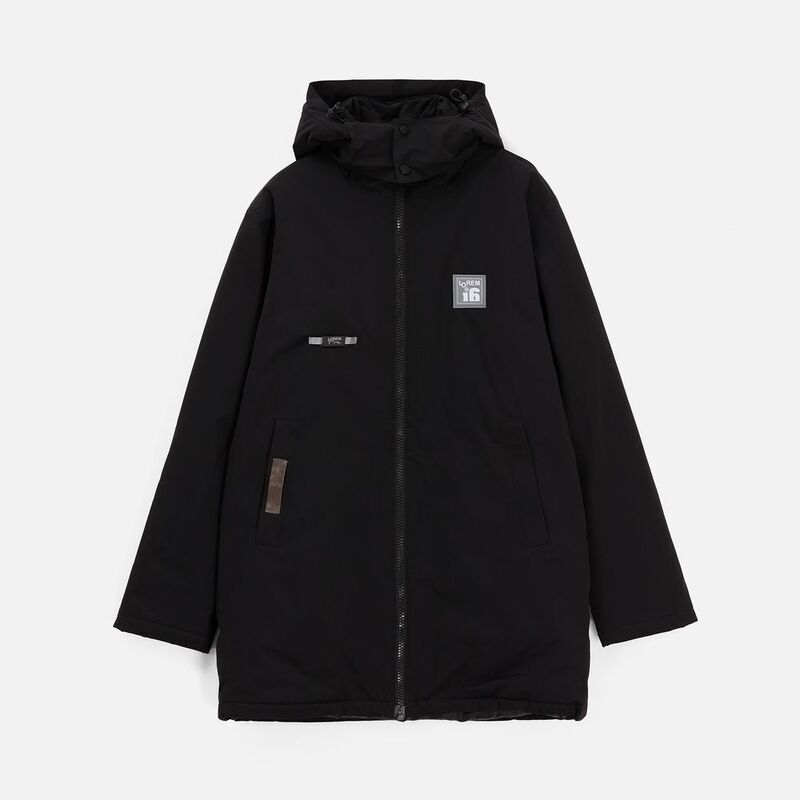 Куртка-парка унисекс Sfera, черная арт.20440.30