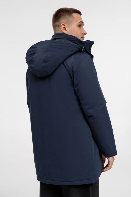 Куртка-парка унисекс Sfera, темно-синяя арт.20440.40