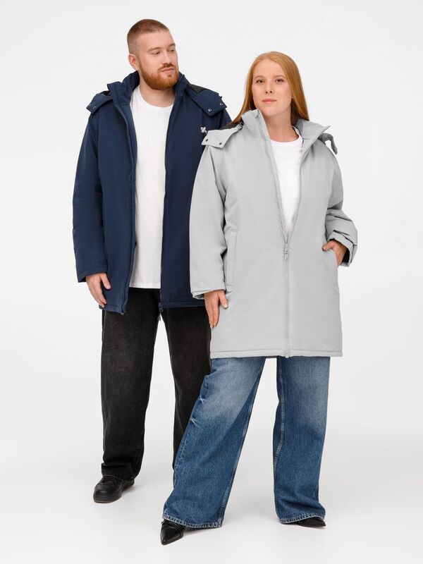 Куртка-парка унисекс Sfera, бежевая арт.20440.12