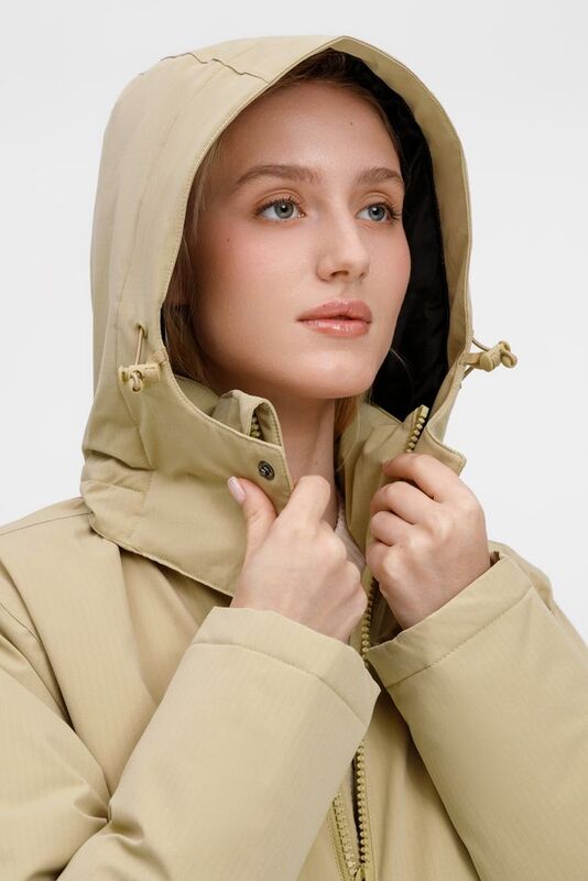 Куртка-парка унисекс Sfera, бежевая арт.20440.12