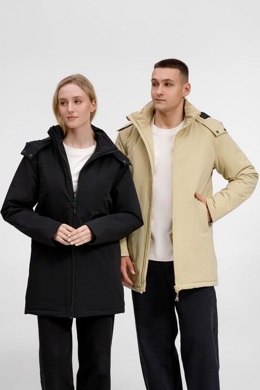 Куртка-парка унисекс Sfera, бежевая арт.20440.12