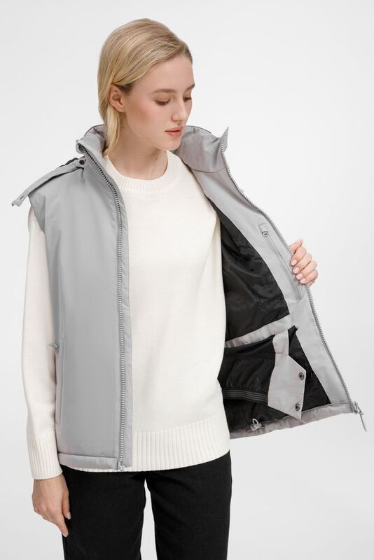 Жилет унисекс Sfera, светло-серый арт.20441.10