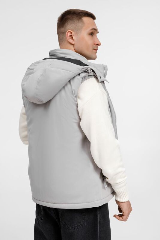 Жилет унисекс Sfera, светло-серый арт.20441.10