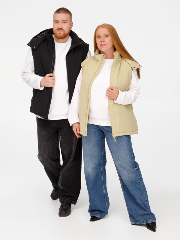 Жилет унисекс Sfera, темно-синий арт.20441.40