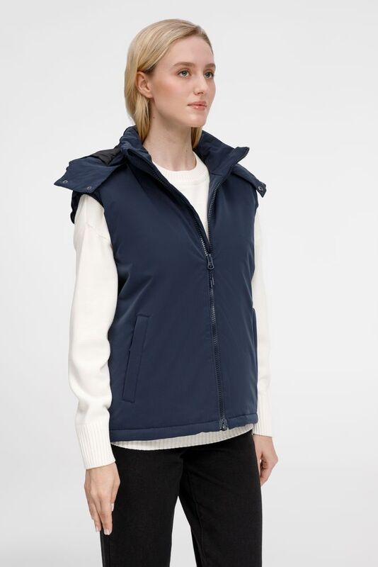 Жилет унисекс Sfera, темно-синий арт.20441.40