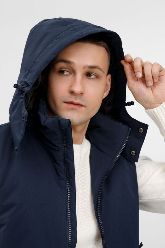 Жилет унисекс Sfera, темно-синий арт.20441.40