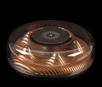 Станция беспроводной зарядки с подсветкой apexPoint ver.2, черная арт.17386.30