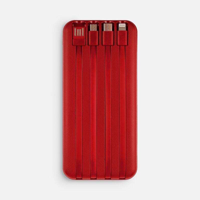 Аккумулятор Omni Qi 10000 мАч, ver.2, красный арт.22077.50