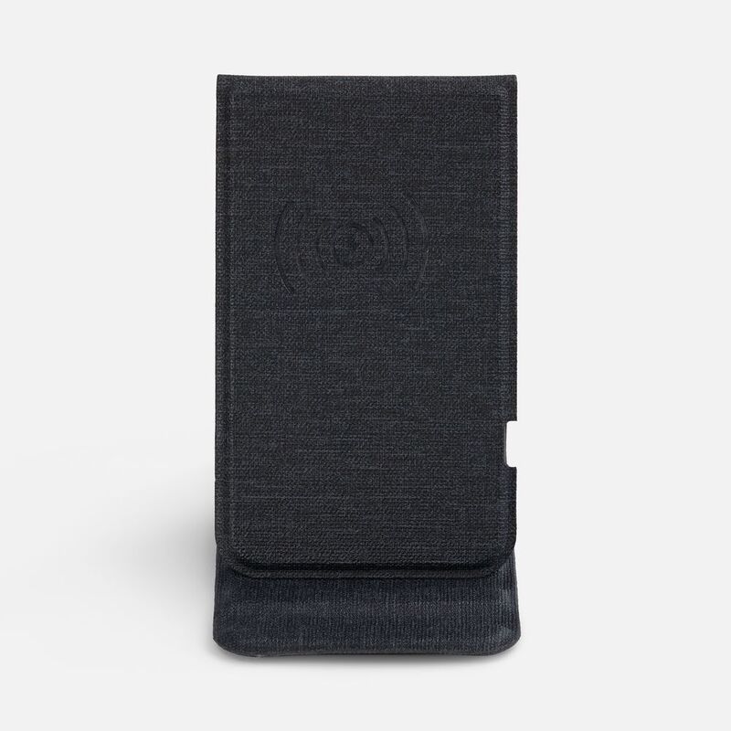 Подставка для смартфона с беспроводной зарядкой Kickstand, серая арт.17485.10