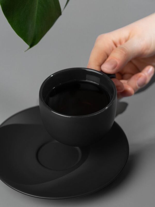 Чайная пара Stansa, черная арт.18275.30