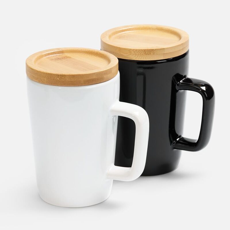 Кружка Vierra с крышкой-костером, черная арт.18277.30