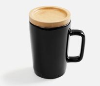 Кружка Vierra с крышкой-костером, черная арт.18277.30