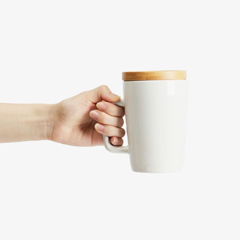 Кружка Vierra с крышкой-костером, белая арт.18277.60