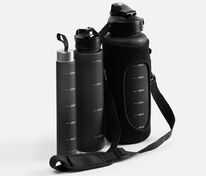 Набор спортивных бутылок Aquapack, черный арт.17494.30
