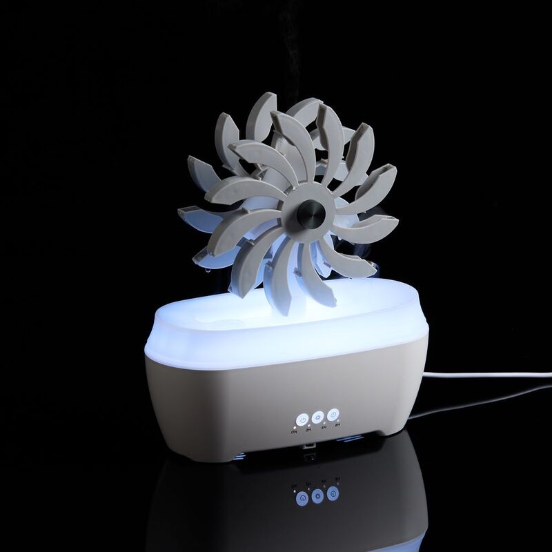 Увлажнитель-ароматизатор Steam Spin, белый с серым арт.17578.10