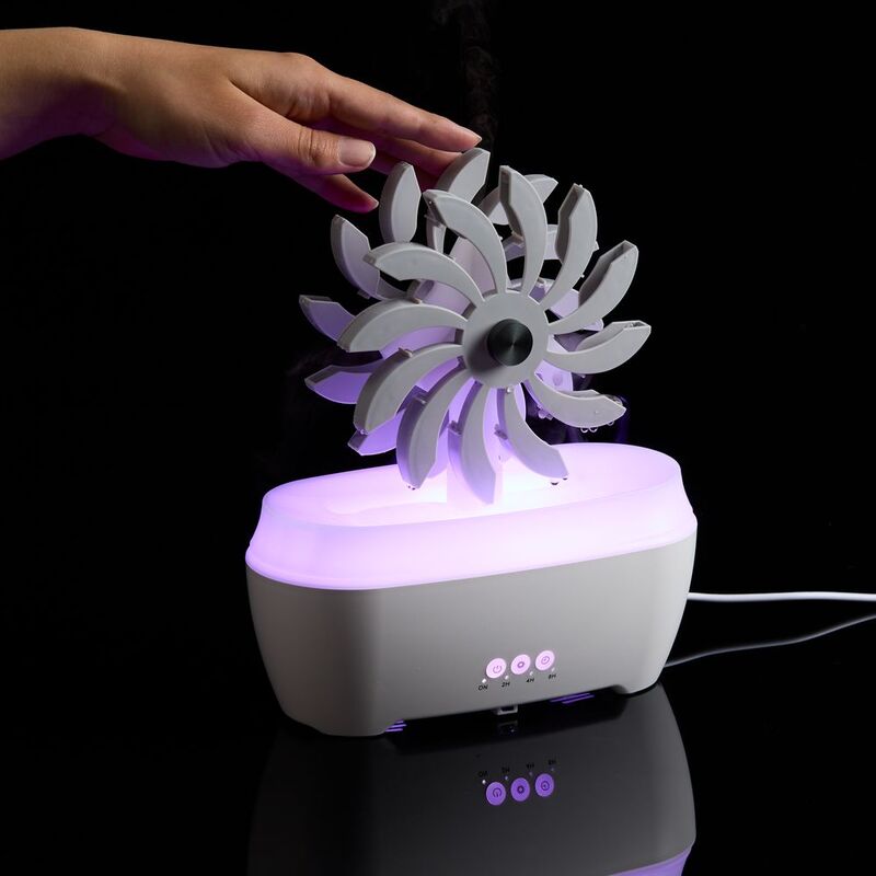 Увлажнитель-ароматизатор Steam Spin, белый с серым арт.17578.10