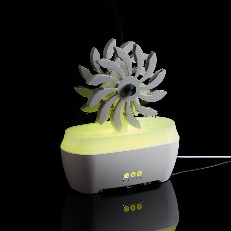 Увлажнитель-ароматизатор Steam Spin, белый с серым арт.17578.10