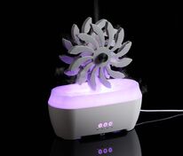 Увлажнитель-ароматизатор Steam Spin, белый с серым арт.17578.10