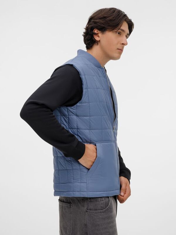 Жилет унисекс Warmbridge, синий (джинс) арт.18307.48