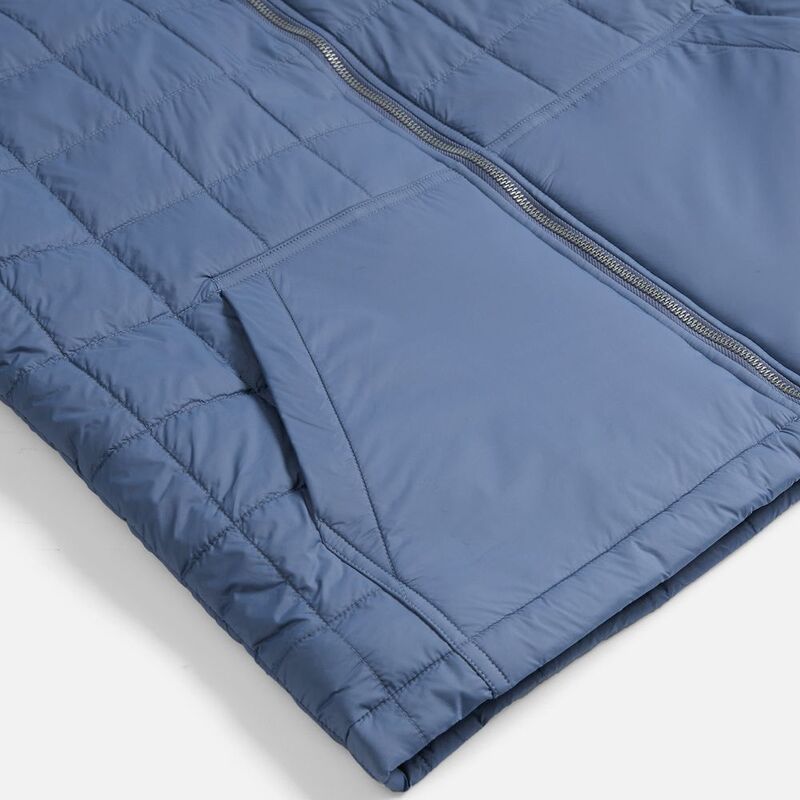 Жилет унисекс Warmbridge, синий (джинс) арт.18307.48