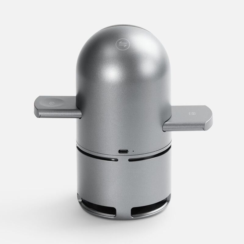 Bluetooth-колонка с беспроводной зарядкой Droid, серая арт.17587.10