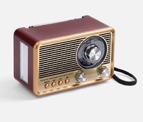 Bluetooth-колонка с радио Listenberg, коричневая арт.17588.59