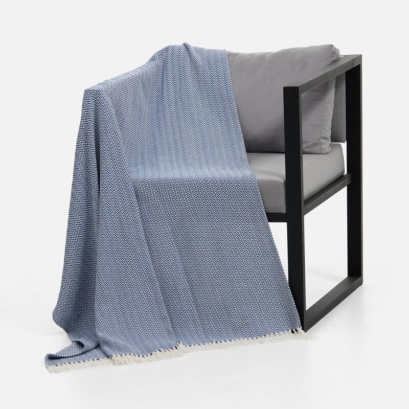 Плед Landour, синий арт.17841.40