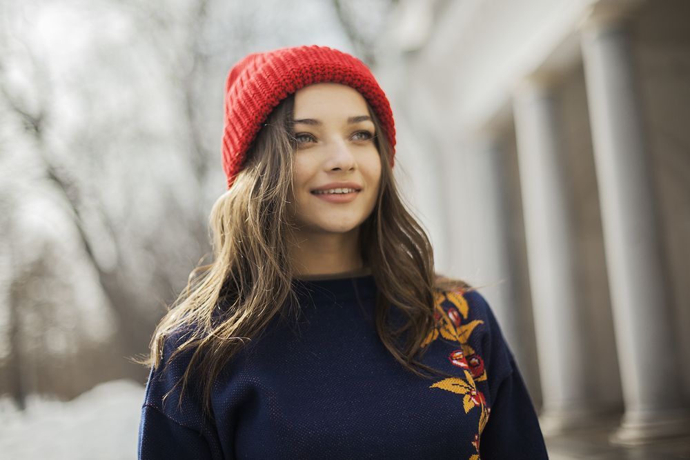 Шапка Nordkyn, глубокий красный арт.10450.51