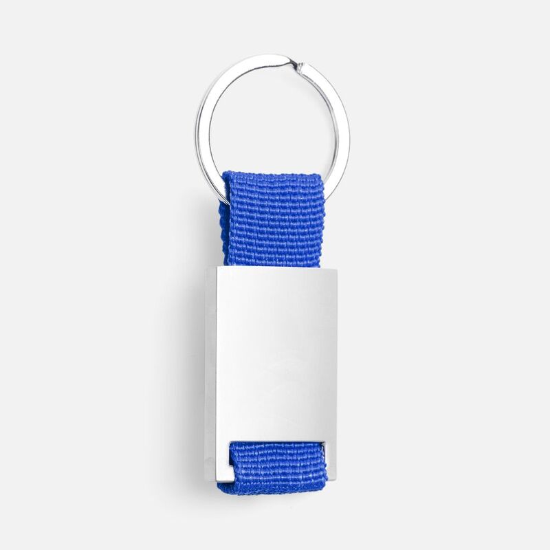 Брелок Inlet с тканевой вставкой, синий арт.18283.40